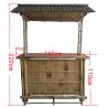Buy cheap Backyards Beach Party Outdoor Bamboo Tiki Bars With Roof Block the Sun from wholesalers