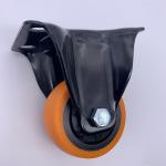TPE Caster Wheels Rigid Solid Plate 50mm Medium Light Duty Castors