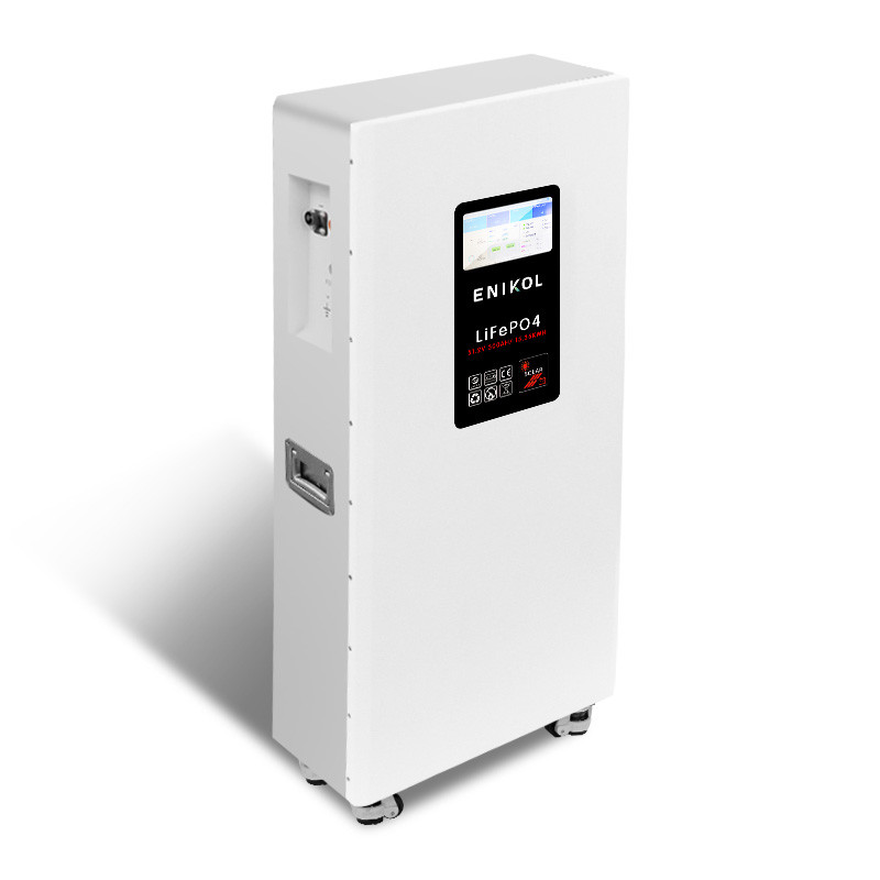 Long Cycle 51.2v 300ah Home Energy Storage Battery 15kwh With Touchscreen And Wheels