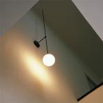 Glass Ball Wall Light Sconce Living Room Bedroom Bedside linear wall light (WH