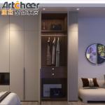 NO Folded Customized Home Bedroom Furniture Large Storage Clothes Wardrobe