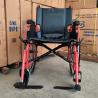 Buy cheap Color Coating Folding Steel Wheelchair With Flip Up Desk Armrest Detachable Footrest from wholesalers