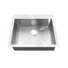 Buy cheap 25 X 22 10 Inch Deep Stainless Steel Kitchen Sink Topmount from wholesalers