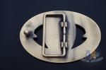 Custom Cut Out stye Womens And Men Metal Belt Buckles , Personalized Belt
