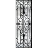 Buy cheap Home Decration Tempered Wrought Iron Door Glass Silk Screening 22*64 Inch from wholesalers
