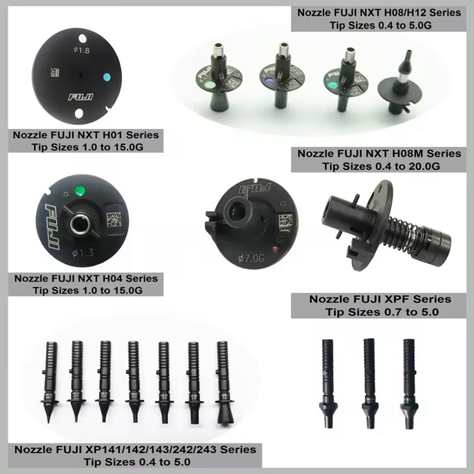 Stock SMT FUJI Nozzle H04 1.0 1.8 2.5 SMT Nozzle For FUJI Pick And Place Machine 2