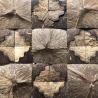 Buy cheap 23x23x8mm Coconut shell 3 Feet Natural Fibre Wallpaper from wholesalers