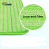 Buy cheap 5"X8.6" Wet Floor Mopping Pads Green Fiber Stripe Style Spray Mop Pad from wholesalers