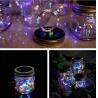 Buy cheap Waterproof Multicolor 30LEDs 1.2V Mason Jar Lid Solar Lights from wholesalers