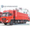 Buy cheap 40 Ton 50 Ton 60 Ton Dongfeng Heavy Duty Dump Truck 8*4 Rubbish Collection Truck 4 Axles 340 Hp from wholesalers