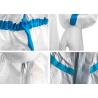 Buy cheap Hospital Medical EN14126 Disposable Protective Coverall from wholesalers