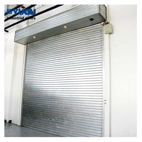 Buy cheap Supermarket 8000mm Fire Rated Roller Shutter Door 50HZ Electric Roll Up 3 Hours 0.3KW from wholesalers