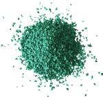 Green Coloured Rubber Crumb Granules UV Resistant For Jogging