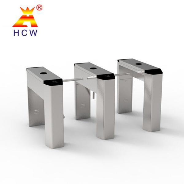 Buy cheap 300-800mm Gate Length RFID Turnstile Gate Semi Automatic Pedestrian Security Gate from wholesalers