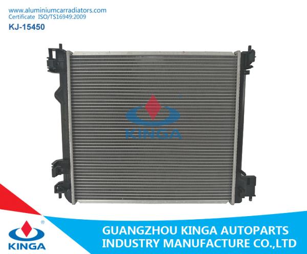 2015 NISSAN QASHQAI J11 Aluminium Car Radiators / Silver Color Plastic Radiator