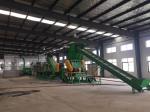 PE film crushing and washing machine