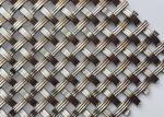 Decorative Crimped Woven Wire Mesh Cloth Wall Coverings SGS