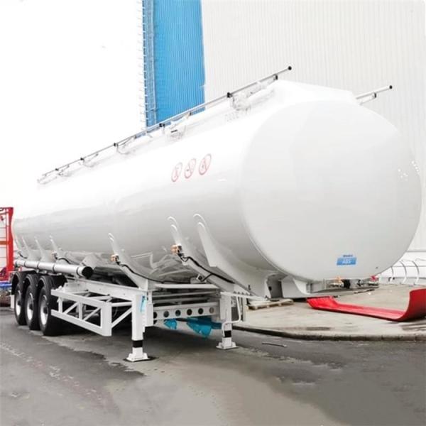 Buy cheap 46000L 3 Axle Stainless Steel Milk Tanker Trailers from wholesalers