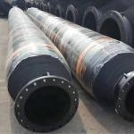Abrasion Resistant Black Self Floating Hose Flanges / Camlocks Flexible