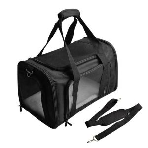 Buy cheap Oxford 10.6in Dog Carrier Airline Approved 17in Foldable Travel Dog Crate from wholesalers