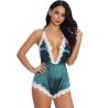 Buy cheap Female Soft Sexy Bodysuit Lingerie Mature Women Babydoll Transparent Sexy Underwear from wholesalers