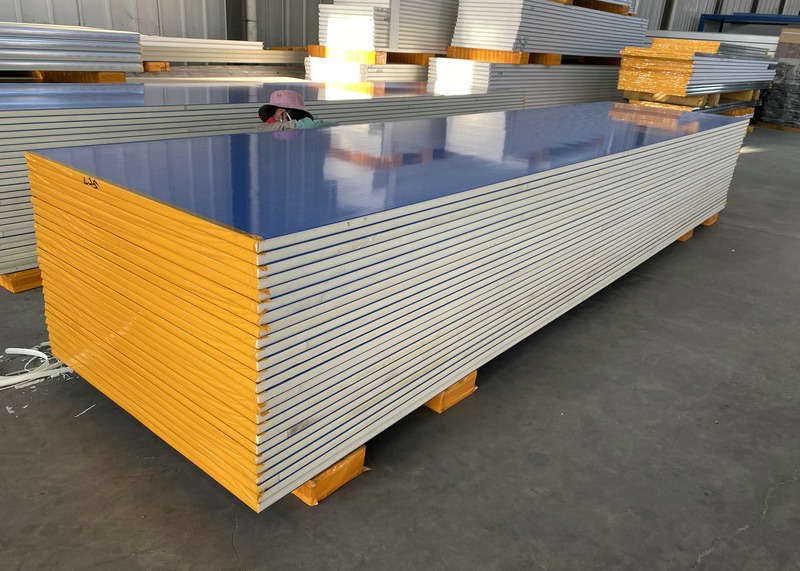 Wall Ceiling RAL Color 30mm Polyurethane PU Sandwich Panel
