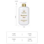 500ML Plastic Pet Cosmetic Packaging Shampoo Lotion Pump Bottle