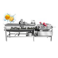 Buy cheap Air Pressure Bubble Ozone Fruit Processing Equipment 4.85KW / Vegetable Washing product