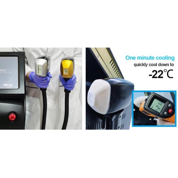 808 Diode Laser Hair Removal Machine Professional Stationary Style With Compressor Cooling