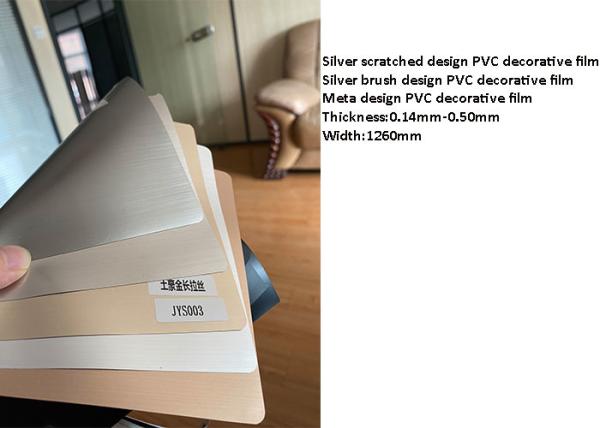 Buy cheap 0.50mm Anti Dirty PVC Decorative Film For Cabinetry Doors from wholesalers