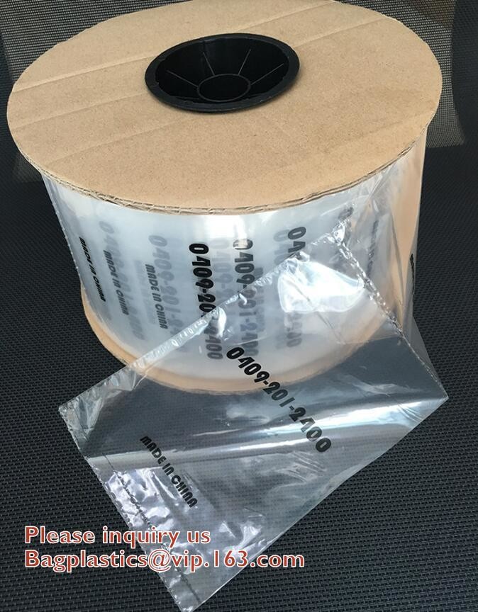 Auto Bags-White Opaque Front / Clear Back Bags for Autobag Machines,Preopened poly bag auto Bag on a roll,Accessories Pa