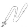 Buy cheap New hollowed out cross men's necklace, fashionable, simple and exquisite accessories wholesale from wholesalers