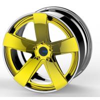 Buy cheap Gold Polish Center 2 Piece Forged Wheel For Audi BMW Benz product