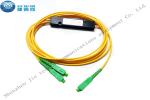 1490nm 1550nm 1x2 FBT Optical Fiber Coupler SC APC 2.0mm 1m