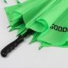 Buy cheap Green Pongee Fabric Promotional Golf Umbrellas With Black Pistol Plastic Handle from wholesalers