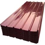 Purple Red Prepainted Corrugated Roofing Sheet DX51D PPGI Roof Sheet
