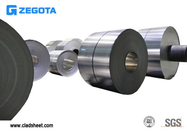 Buy cheap Double Deck Nickel Clad Stainless Steel Sheet For Battery , 0.10mm Thickness from wholesalers