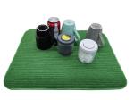 38x50cm Solid Colors Microfiber Dish Drying Mat For Drying Dish Cups Bottles