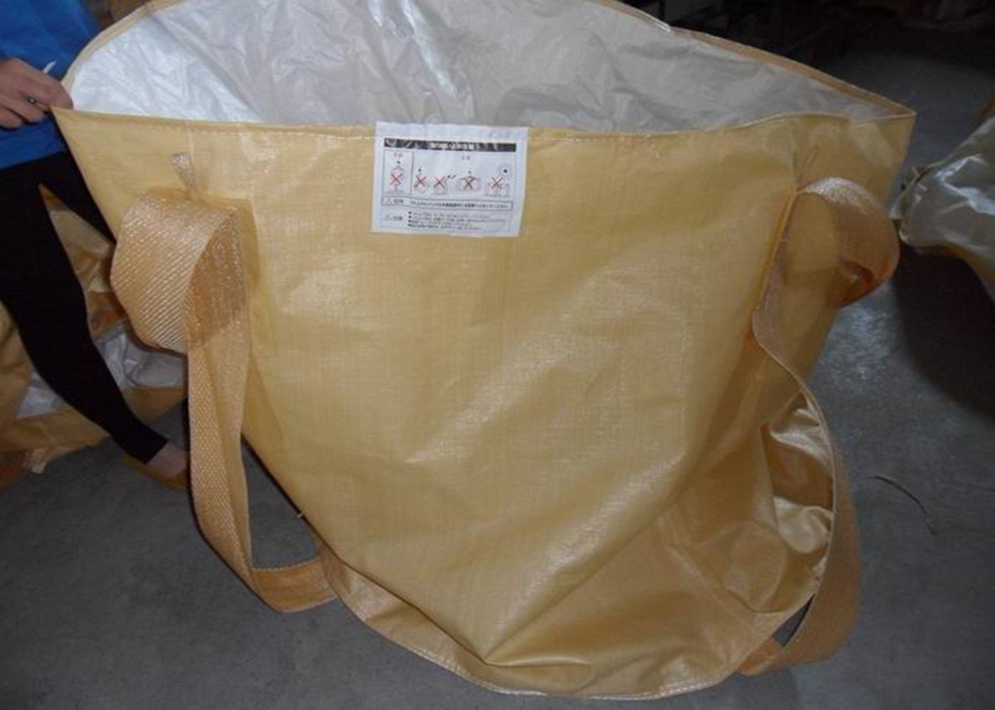 BOPP Film Laminated PP Woven Ton Bags / Multi-color Printed Woven Polypropylene FIBC Bags