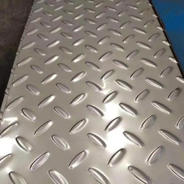 Buy cheap 410 405 409 Checkered Stainless Steel Plate Kitchen ASTM 304 316 1mm For Floor from wholesalers