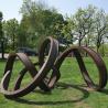 Buy cheap Custom Modern Rusty Abstract Sculpture Contemporary Garden Art Metal Craft in Corten Steel from wholesalers