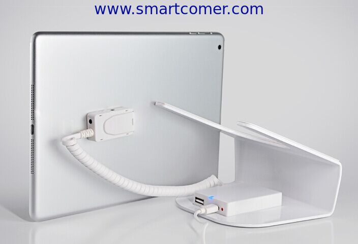COMER anti-theft alarm security locking display stand for tablet with charging cables