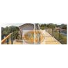 Buy cheap Zinc Steel Wood Grain Balcony Stair Railing Fence Rust Proof Natural Aesthetic Design from wholesalers