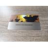 Buy cheap CR80 Stainless Steel Metal Business Cards Gold Silver Matte Black Brush from wholesalers
