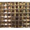 Buy cheap 12x12 Mirror Metallic Mosaic Tiles Stainless Steel Mosaics For Bar / Hallway from wholesalers