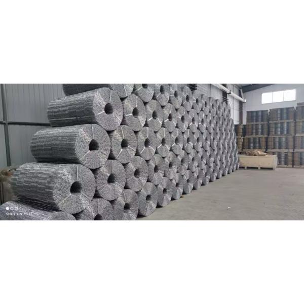 Anti Corrosion Six Lines Concrete Weight Coating Mesh Welded Galvanized Wire