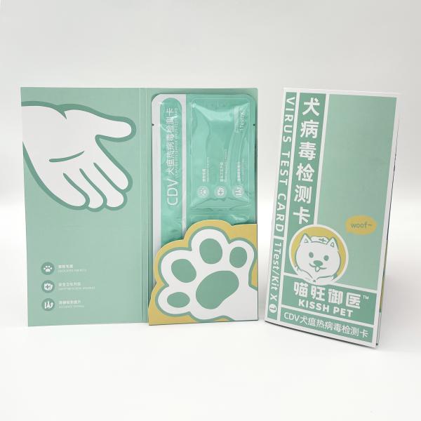 Buy cheap Canine Distemper Virus CDV Dog Test Kits Colloidal Gold Chromatography from wholesalers