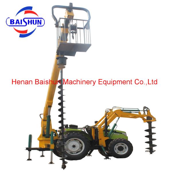 Buy cheap Tractor Pole Hole Digger Machine/Pole Lifter from wholesalers