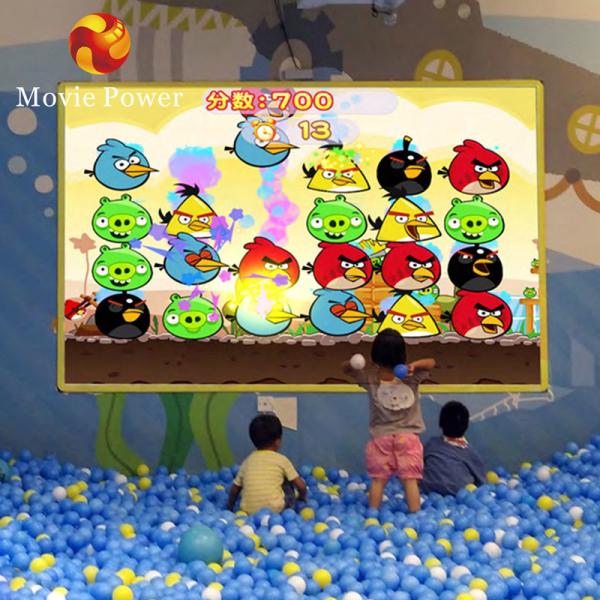 Kids Indoor Playground Park 3D Interactive Ball Game Big Floor Wall Projection