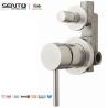Buy cheap Perfect quality multifunctional steel body brushed finish shower mixer from wholesalers